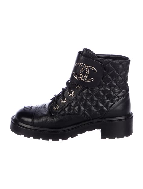 chanel combat boots saks|chanel 2020 boots.